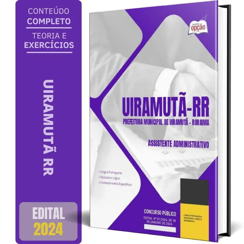 Apostila Prefeitura Uiramutã Rr 2024 Assistente
