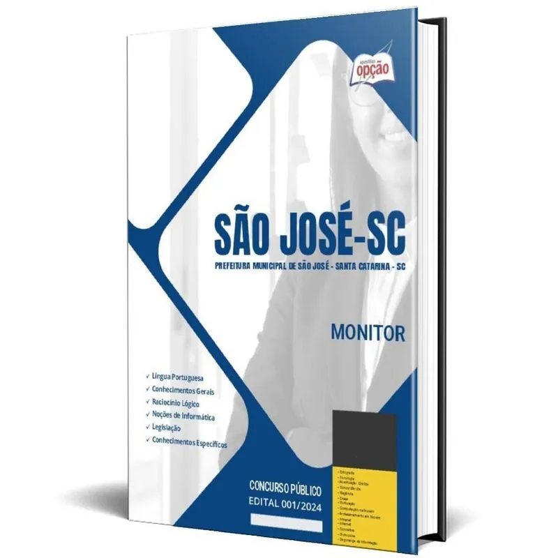 Apostila Prefeitura De São José Sc 2024 - Monitor
