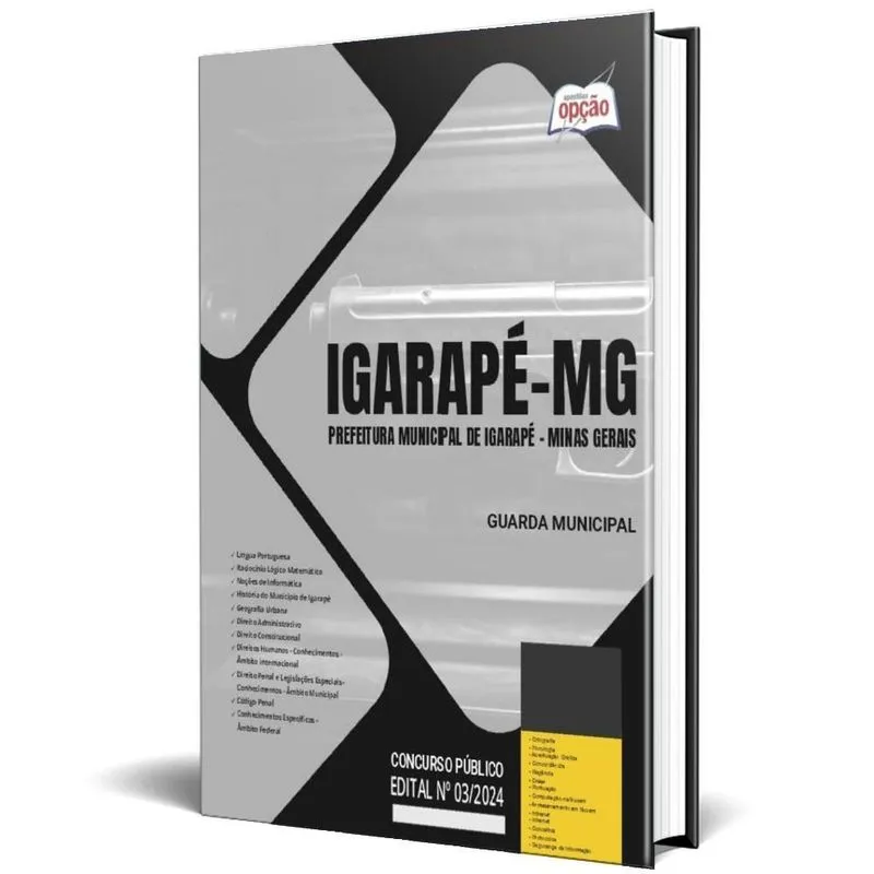 Apostila Prefeitura De Igarapé Mg 2024 - Guarda Municipal