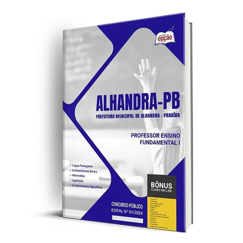 Apostila Prefeitura Alhandra Pb 2024 Professor Ensino