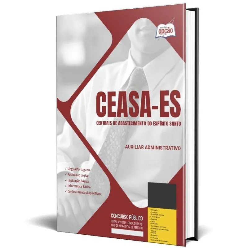 Apostila Ceasa Es 2024 - Auxiliar Administrativo