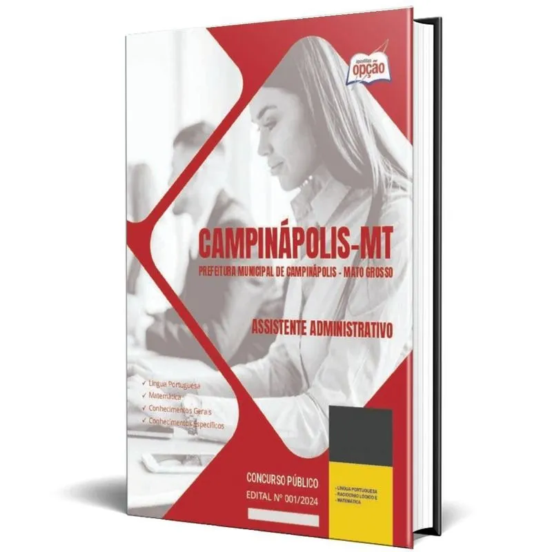 Apostila Prefeitura Campinápolis Mt 2024 Assistente