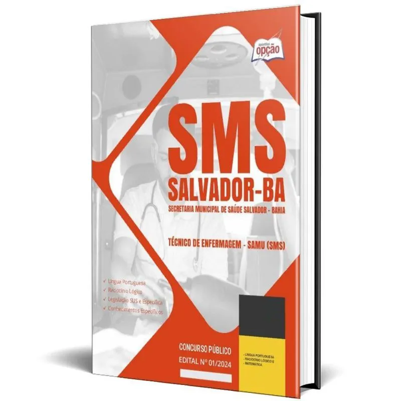 Apostila Sms Salvador 2024 - Técnico Enfermagem - Samu Sms