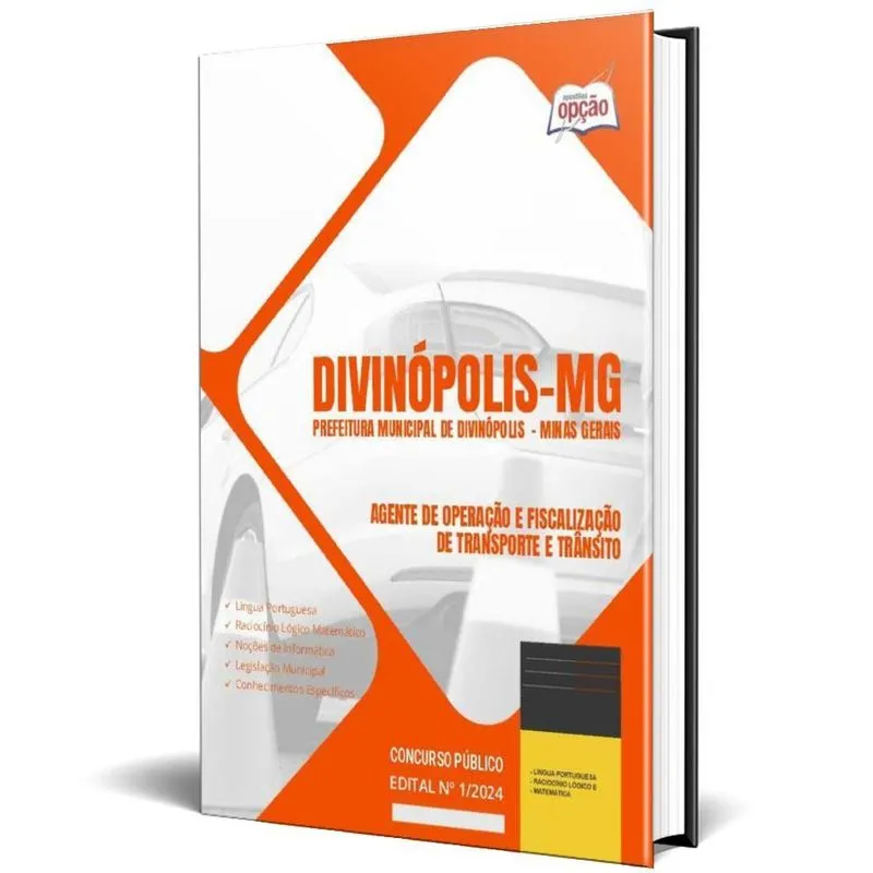 Apostila Prefeitura Divinópolis Mg 2024 Agente Operação E