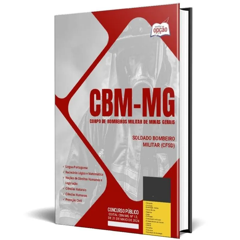 Apostila Cbm Mg 2024 - Soldado Bombeiro Militar