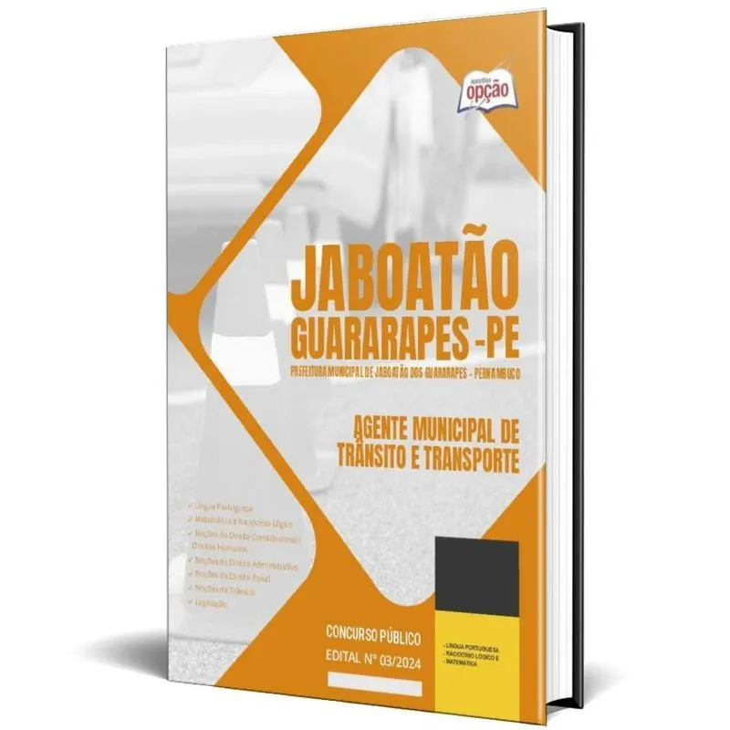 Apostila Prefeitura Jaboatão Dos Guararapes Pe 2024 Agente