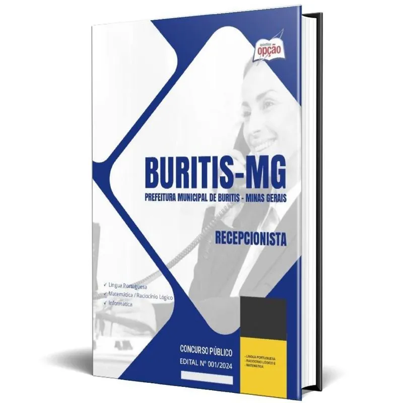 Apostila Prefeitura De Buritis Mg 2024 - Recepcionista