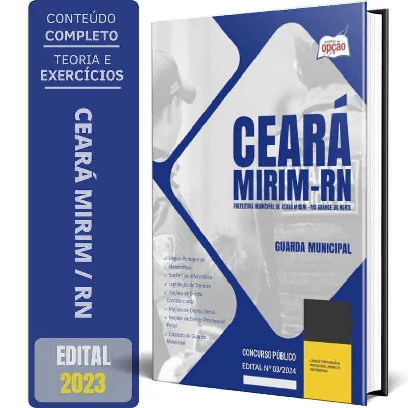 Apostila Prefeitura Ceará Mirim Rn 2024 - Guarda Municipal