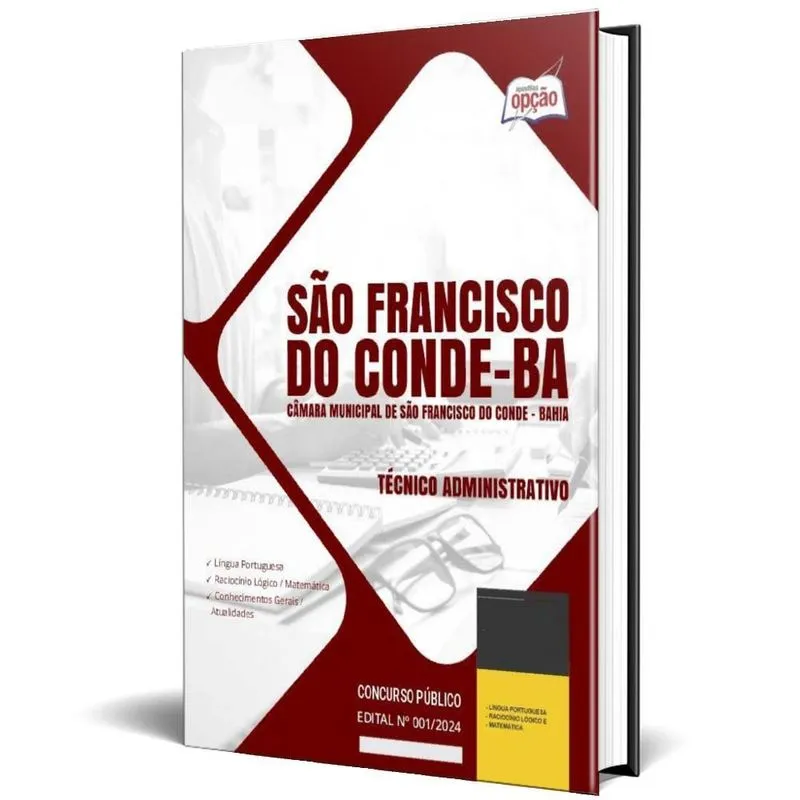 Apostila Câmara São Francisco Do Conde Ba 2024 Técnico