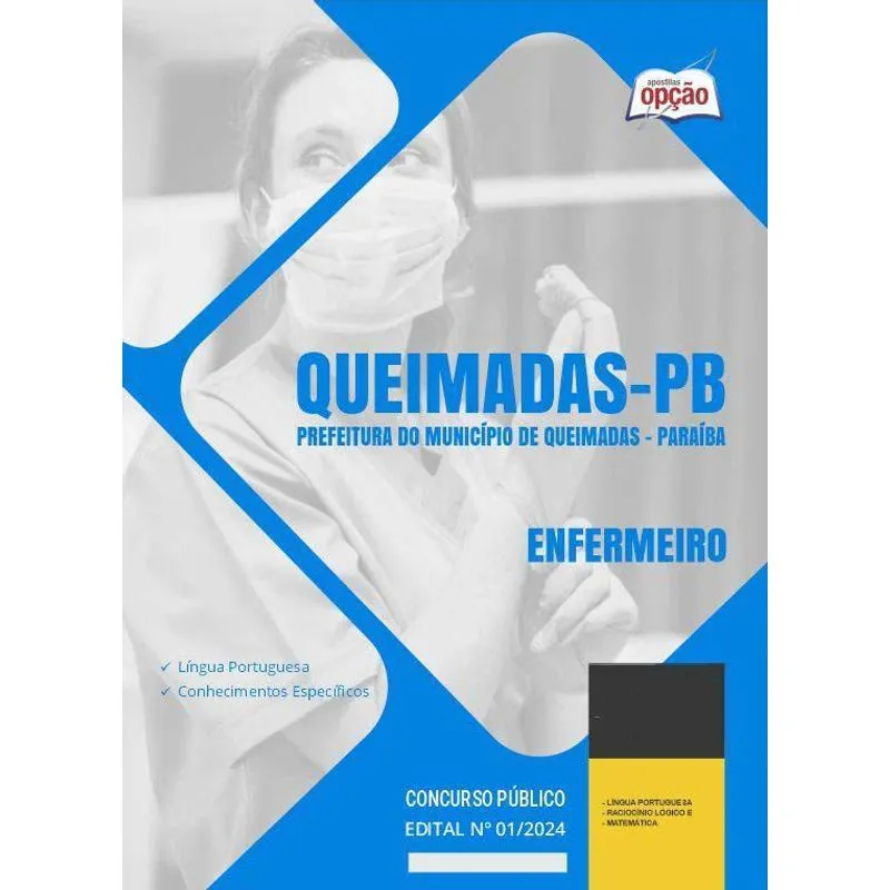 Apostila Prefeitura De Queimadas Pb 2024 - Enfermeiro