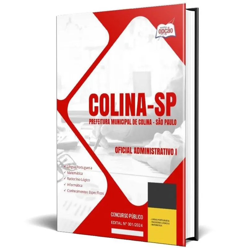Apostila Prefeitura Colina Sp 2024 Oficial Administrativo I