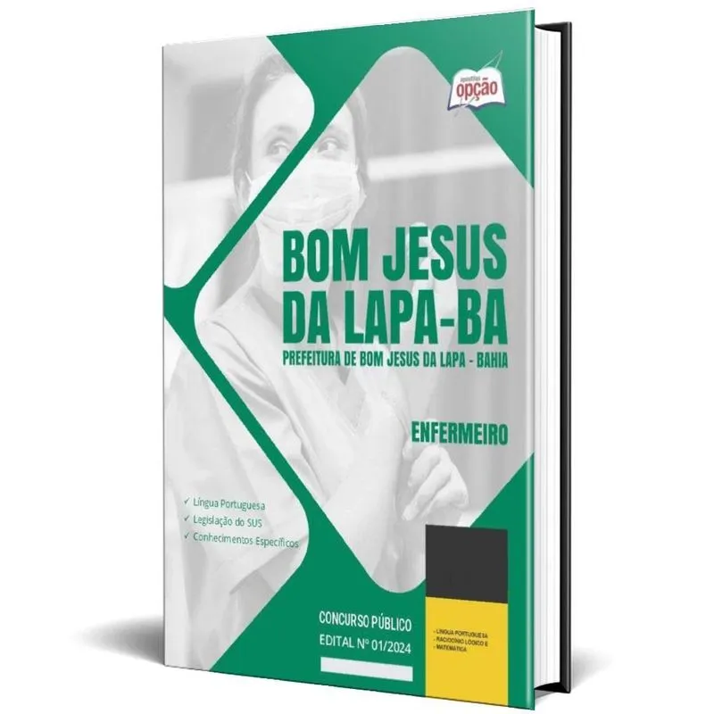 Apostila Prefeitura Bom Jesus Da Lapa Ba 2024 - Enfermeiro