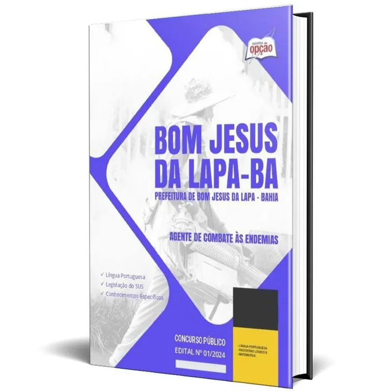 Apostila Prefeitura Bom Jesus Da Lapa Ba 2024 Agente Combate