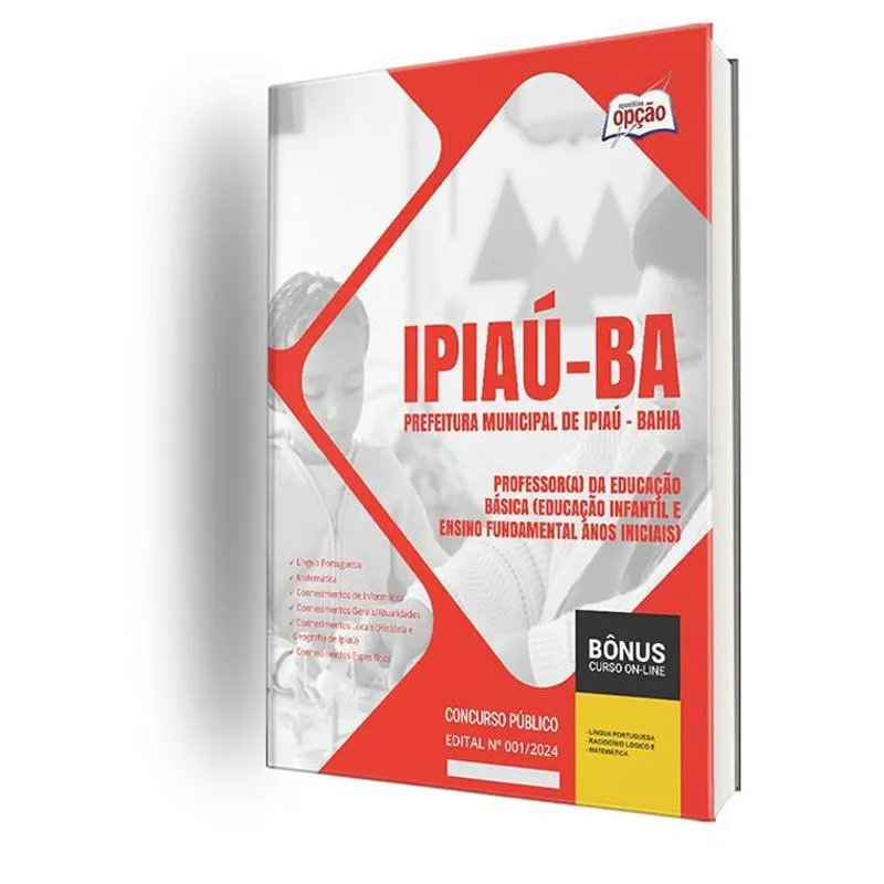 Apostila Prefeitura Ipiaú Ba 2024 Professora Da Educação