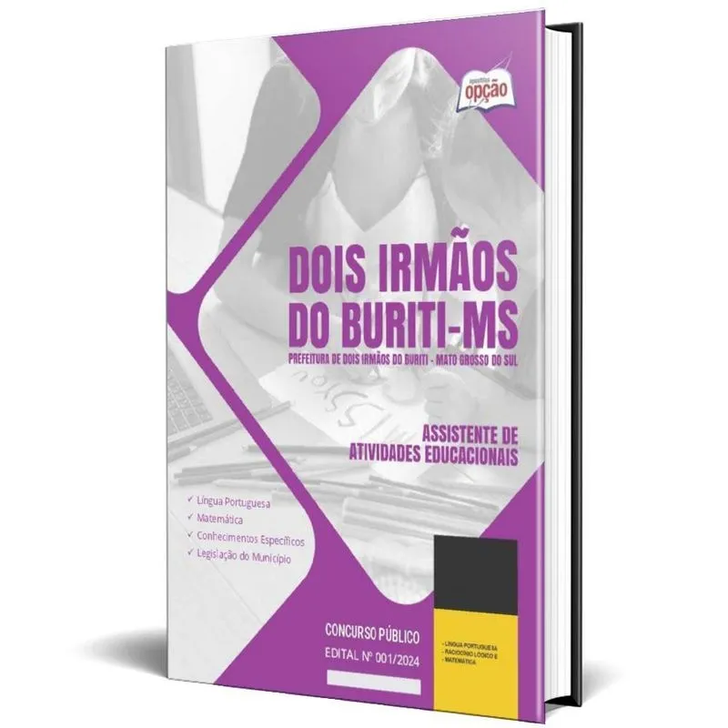 Apostila Prefeitura Dois Irmãos Do Buriti Ms 2024 Assistente