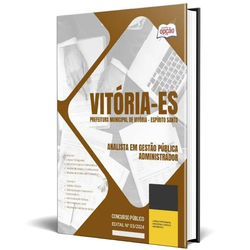 Apostila Prefeitura Vitória Es 2024 Analista Em Gestão
