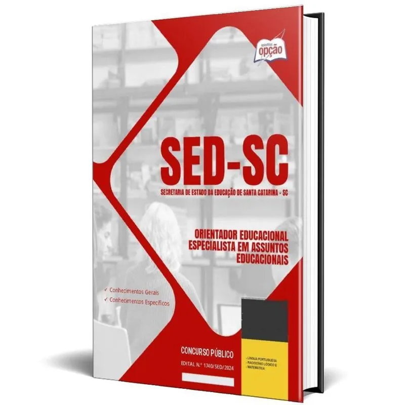 Apostila Sed Sc 2024 Orientador Educacional Especialista Em