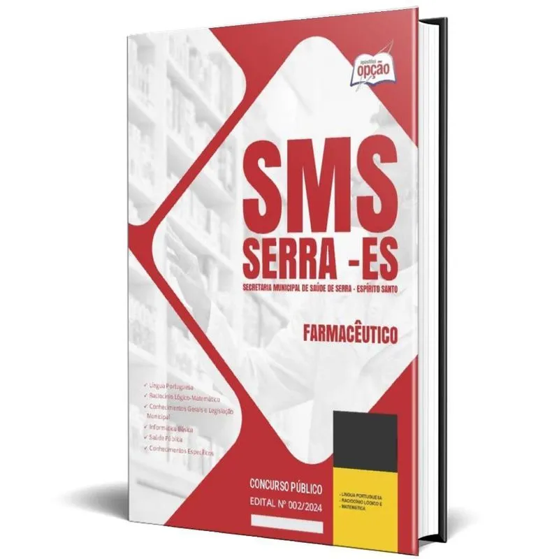 Apostila Sms Serra Es 2024 - Farmacêutico