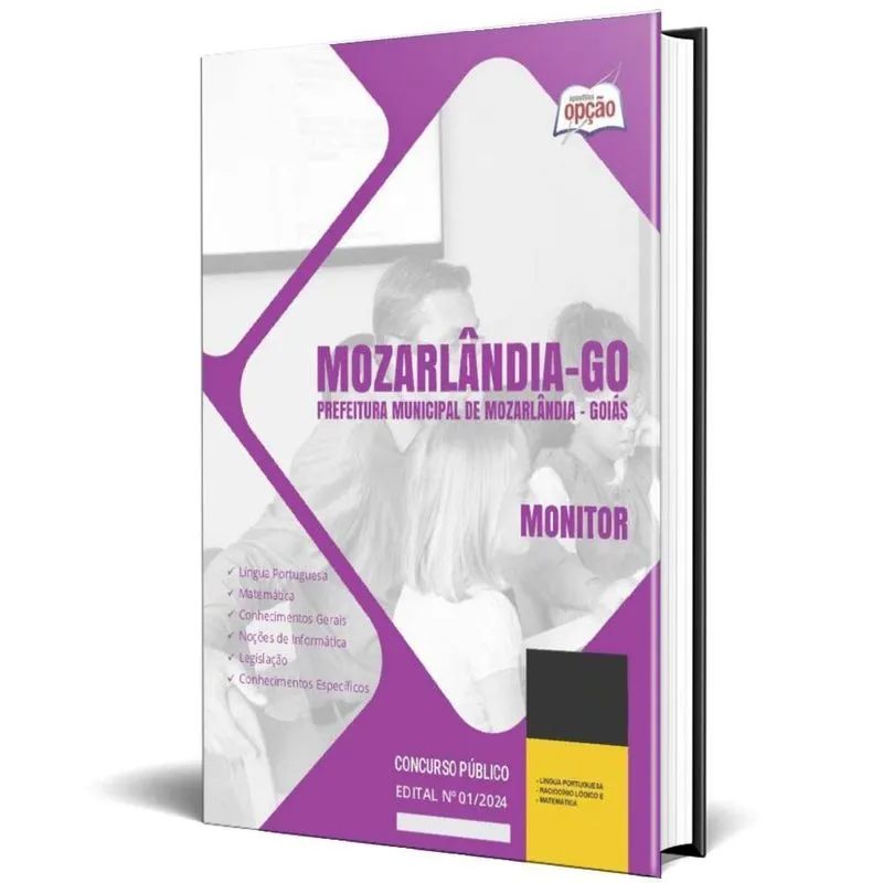 Apostila Prefeitura De Mozarlândia Go 2024 - Monitor