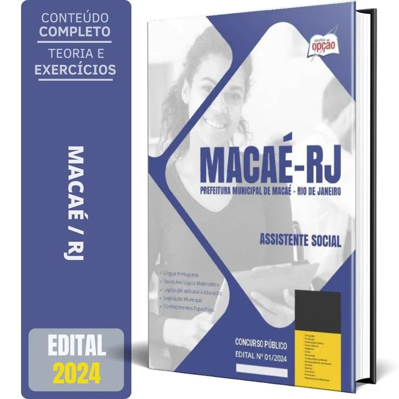 Apostila Prefeitura De Macaé Rj 2024 - Assistente Social