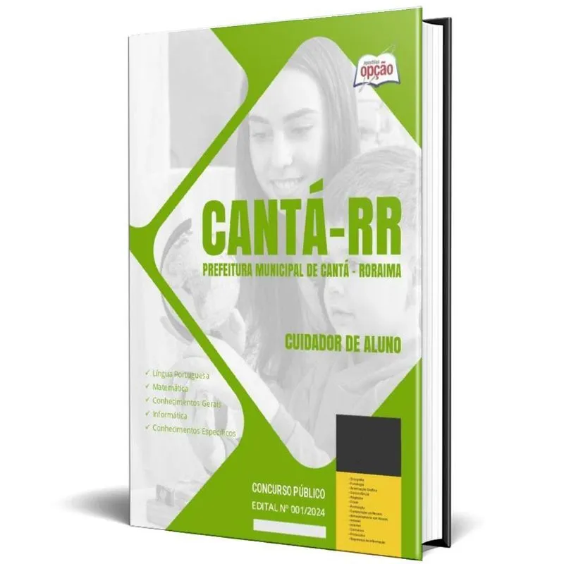Apostila Prefeitura De Cantá Rr 2024 - Cuidador De Aluno