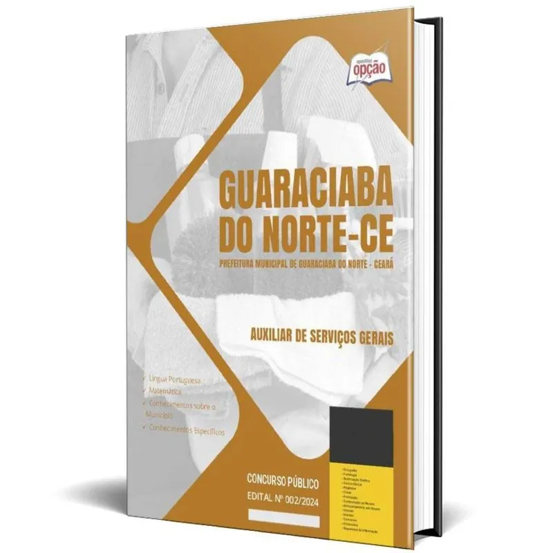 Apostila Prefeitura Guaraciaba Do Norte Ce 2024 Auxiliar