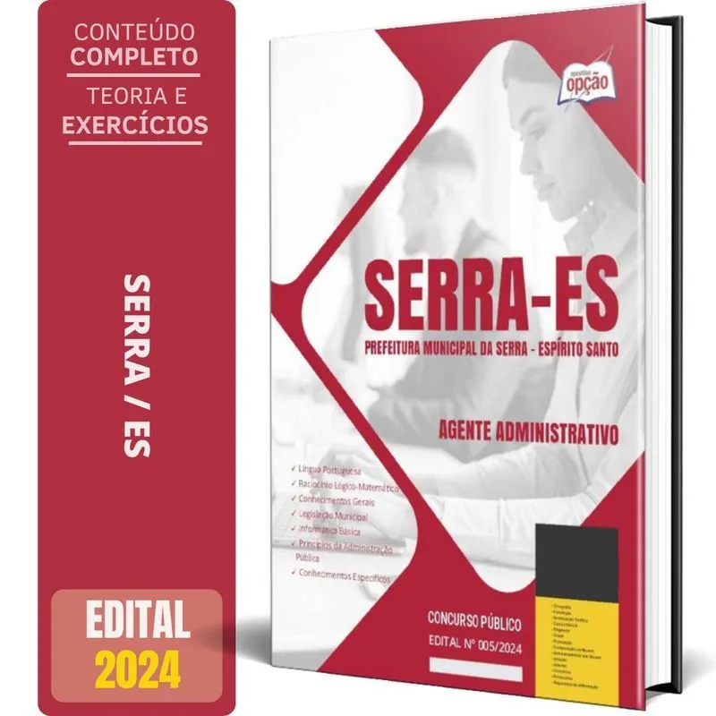 Apostila Prefeitura De Serra Es 2024 - Agente Administrativo