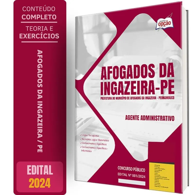 Apostila Prefeitura Afogados Da Ingazeira Pe 2024 Agente