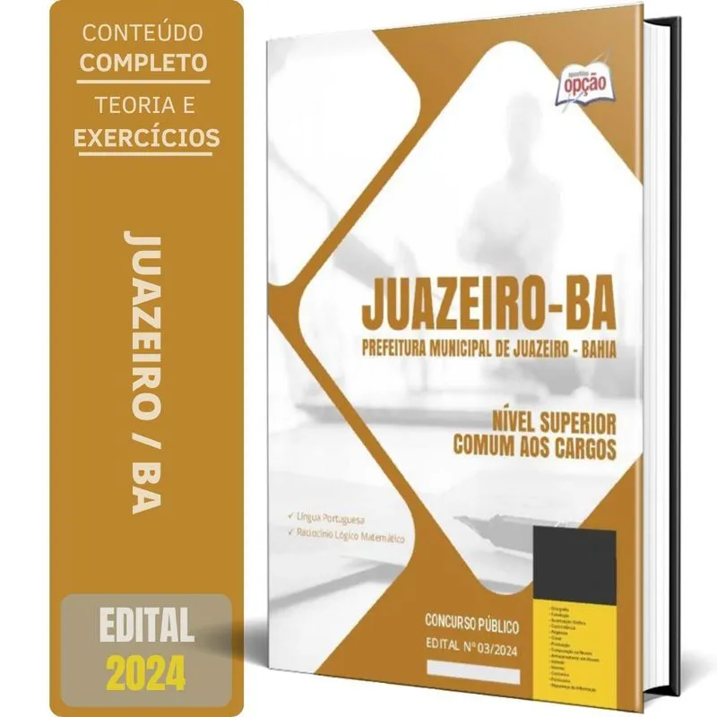 Apostila Prefeitura Juazeiro Ba 2024 Nível Superior Comum