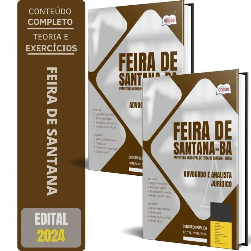 Apostila Prefeitura Feira Santana Ba 2024 Advogado E