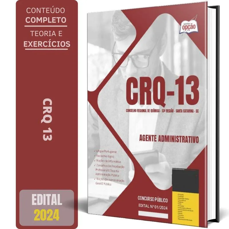 Apostila Concurso Crq 13 2024 - Agente Administrativo