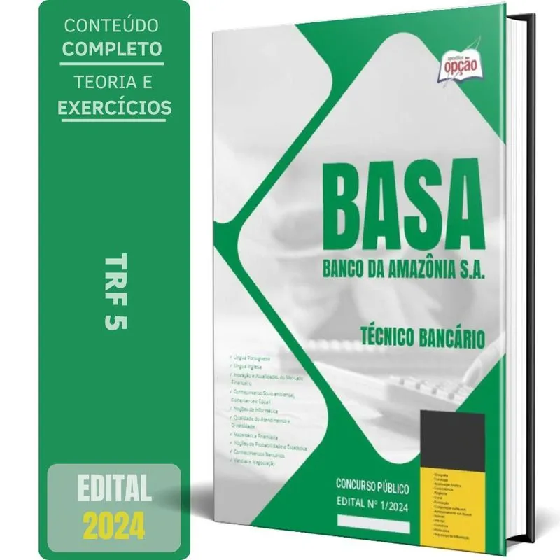 Apostila Basa 2024 - Técnico Bancário