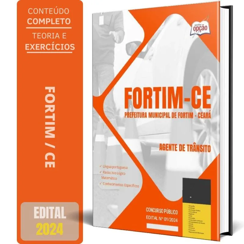 Apostila Prefeitura De Fortim Ce 2024 - Agente De Trânsito