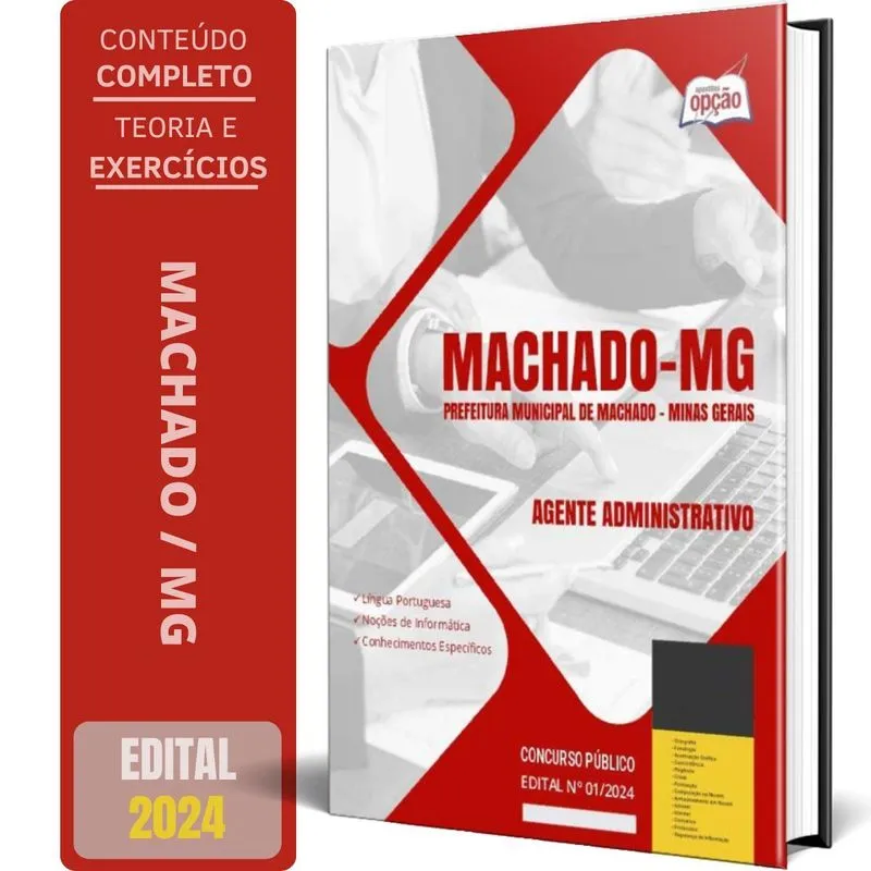 Apostila Prefeitura Machado Mg 2024 - Agente Administrativo