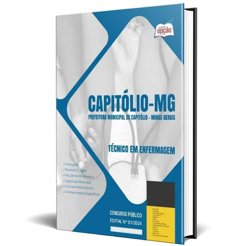 Apostila Prefeitura Capitólio Mg 2024 Técnico Em Enfermagem