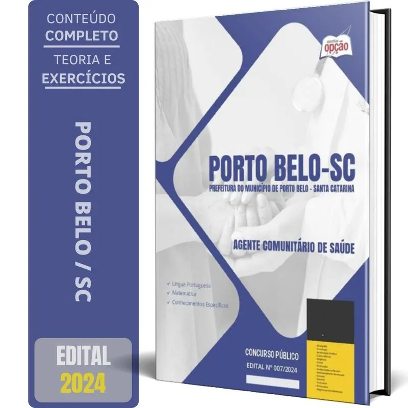 Apostila Prefeitura Porto Belo Sc 2024 Agente Comunitário