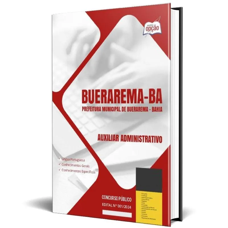 Apostila Prefeitura Buerarema Ba 2024 Auxiliar