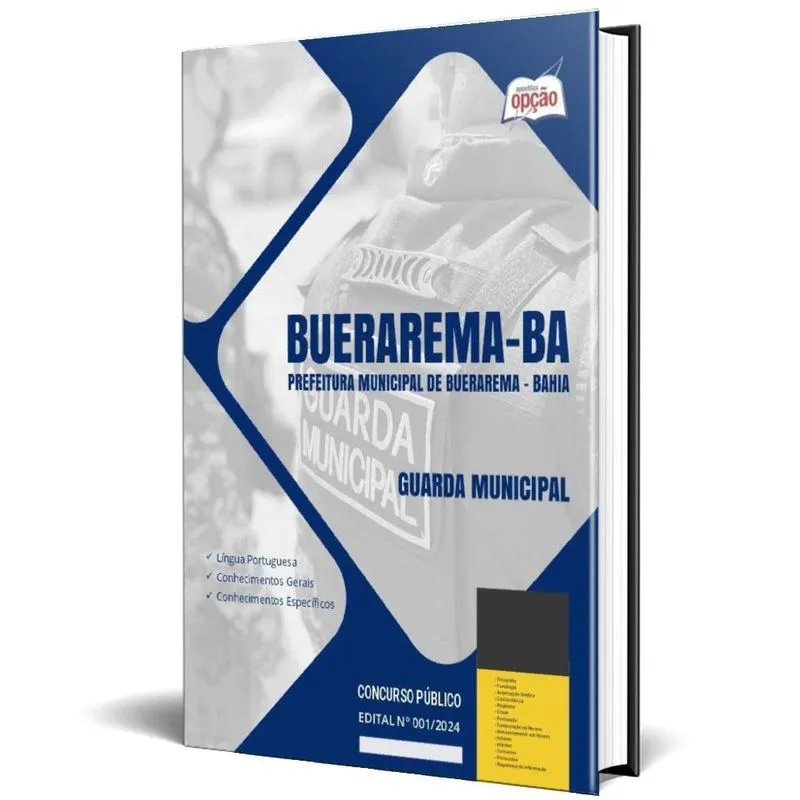 Apostila Prefeitura De Buerarema Ba 2024 - Guarda Municipal