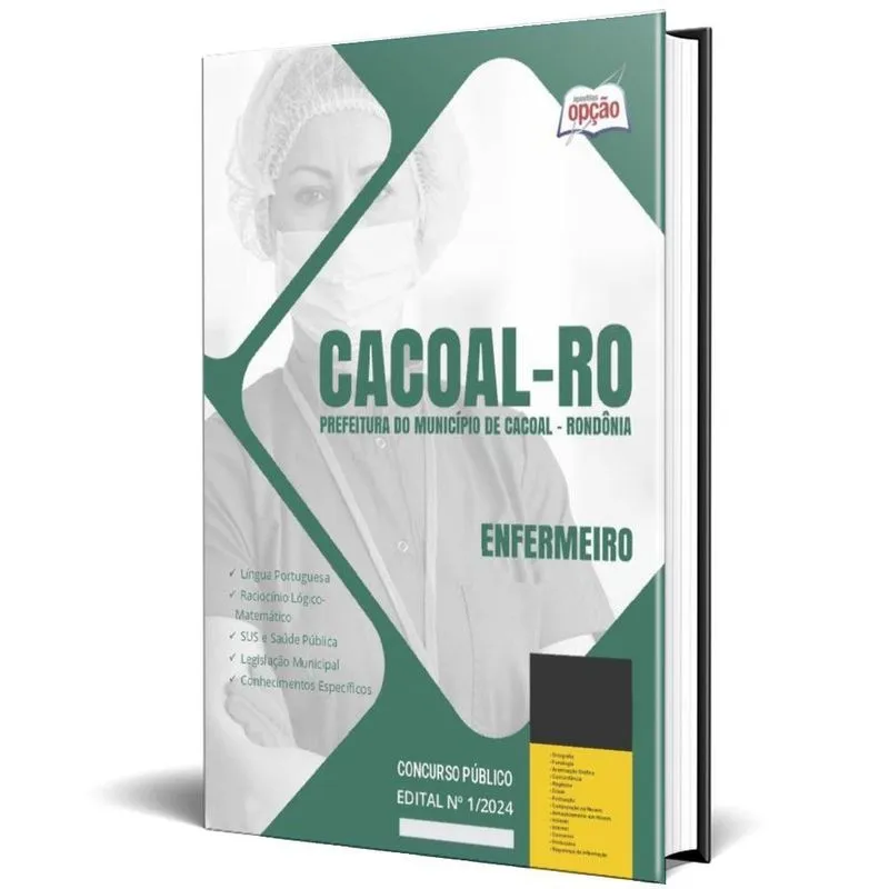 Apostila Prefeitura De Cacoal Ro 2024 - Enfermeiro