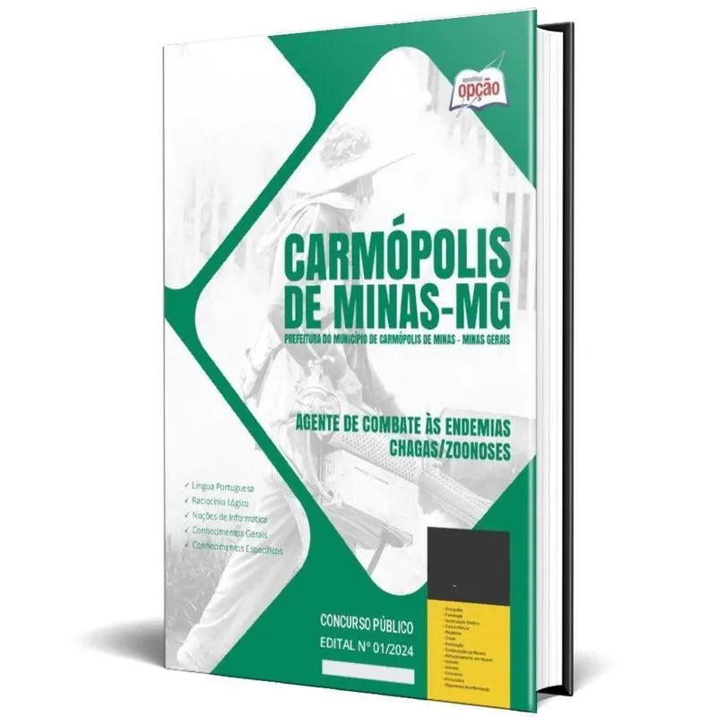 Apostila Prefeitura Carmópolis Minas Mg 2024 Agente Combate
