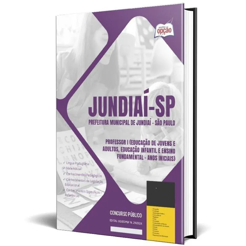 Apostila Prefeitura Jundiaí Sp 2024 Professor I Educação