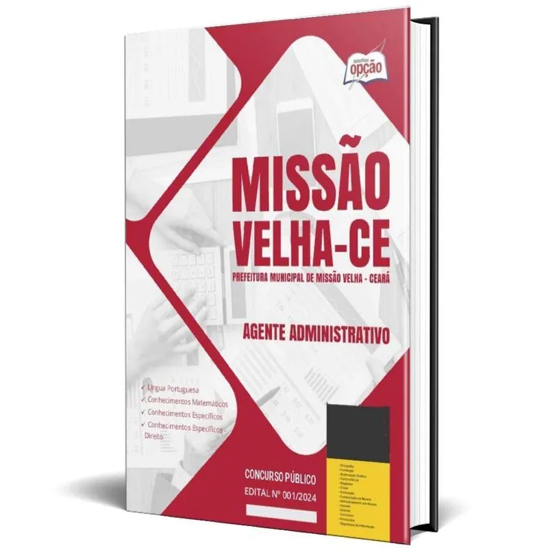 Apostila Prefeitura Missão Velha Ce 2024 Agente