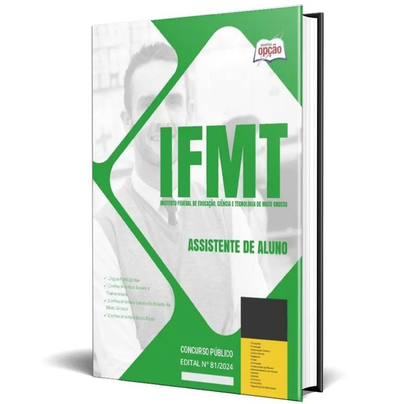 Apostila Concurso Ifmt 2024 - Assistente De Aluno