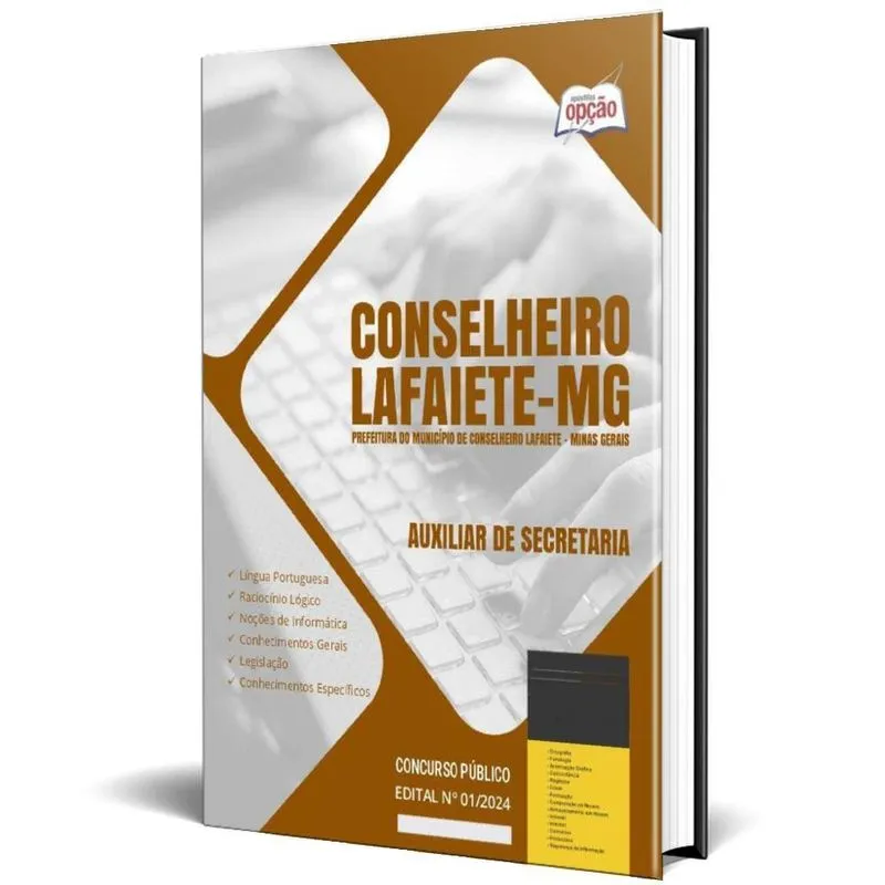 Apostila Prefeitura Conselheiro Lafaiete Mg 2024 Auxiliar