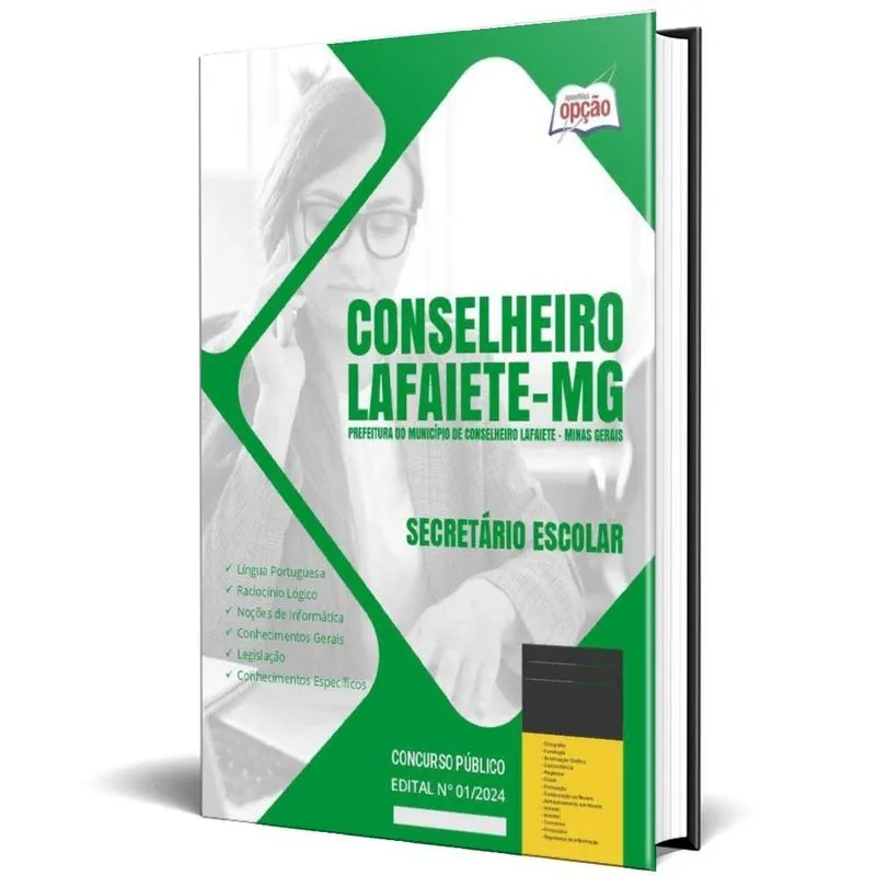 Apostila Prefeitura Conselheiro Lafaiete Mg 2024 Secretário