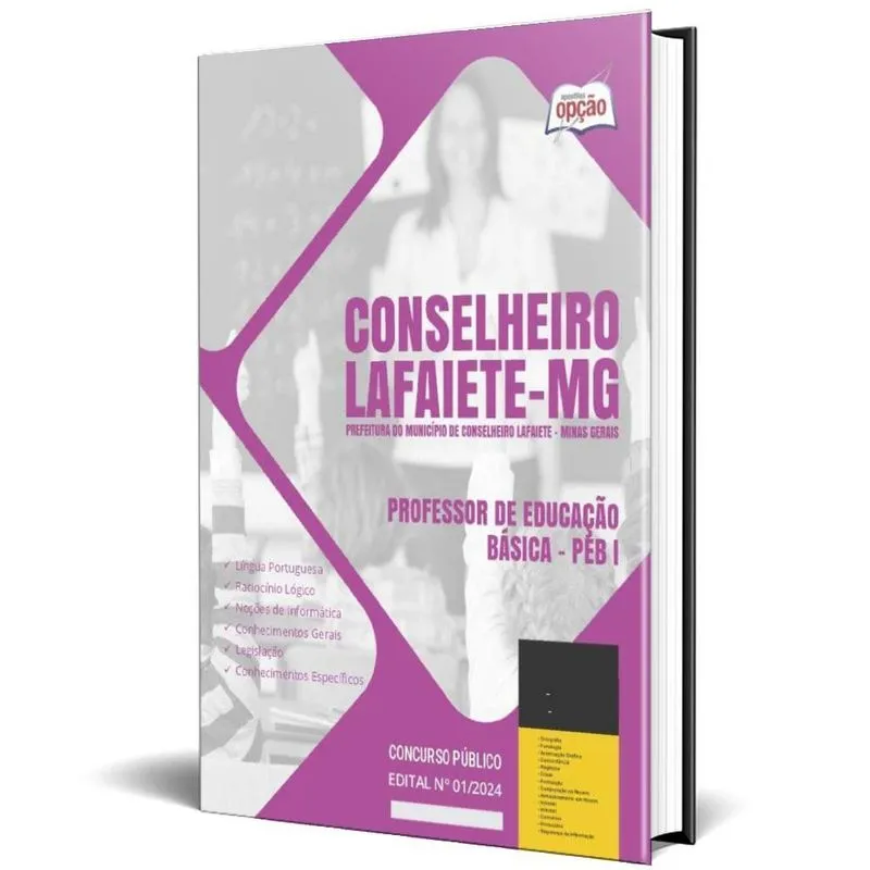 Apostila Prefeitura Conselheiro Lafaiete Mg 2024 Professor