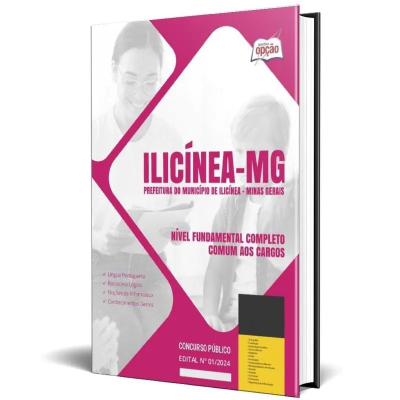 Apostila Prefeitura Ilicínea Mg 2024 Nível Fundamental