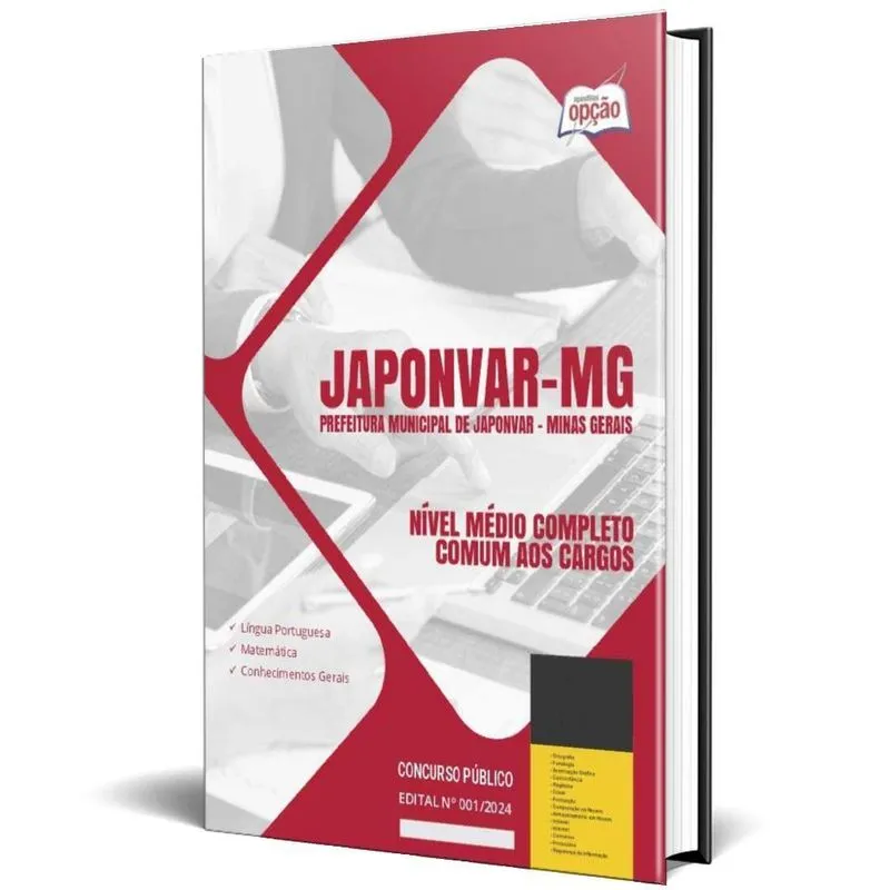 Apostila Prefeitura Japonvar Mg 2024 - Nível Médio Completo