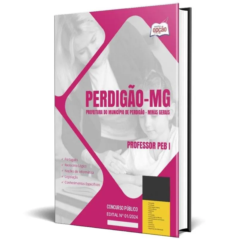 Apostila Prefeitura De Perdigão Mg 2024 - Professor Peb I
