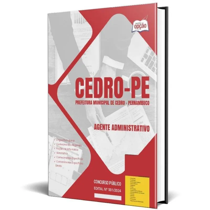 Apostila Prefeitura De Cedro Pe 2024 - Agente Administrativo